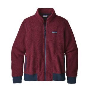 VGUC Patagonia Woolyster Maroon Full Zip Fleece Recycled Wool Blend Jacket S